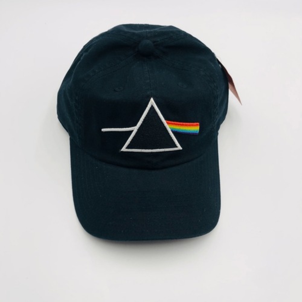 Pink Floyd Dark Side of the Moon Baseball Cap Black American Needle NWT‎